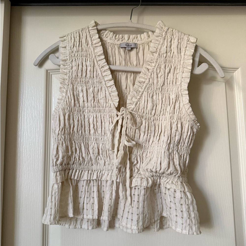 Rails White Ruffle Blouse - Picture 2 of 5